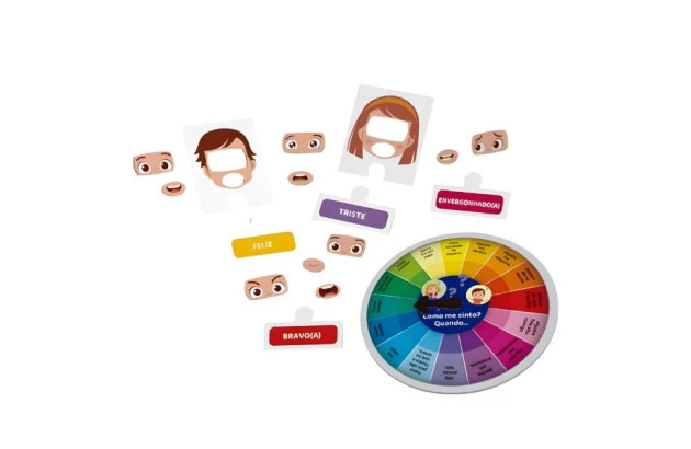 JOGO ACHE E ENCAIXE COMO ESTOU ME SENTINDO - LINHA INCLUSIVA PAIS E FILHOS 791903-1