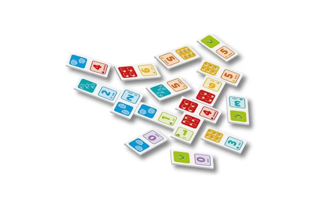 JOGO DE DOMINO APRENDENDO NÚMEROS LINHA INCLUSIVA - PAIS E FILHOS 791922-1