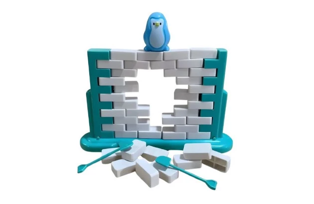 JOGO PINGUIM NO PAREDÃO 45 PEÇAS | + 3 ANOS | PAIS & FILHOS