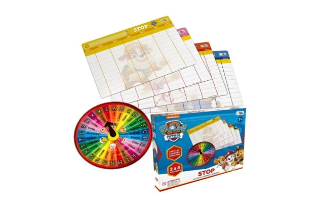 JOGO DE TABULEIRO STOP PATRULHA CANINA