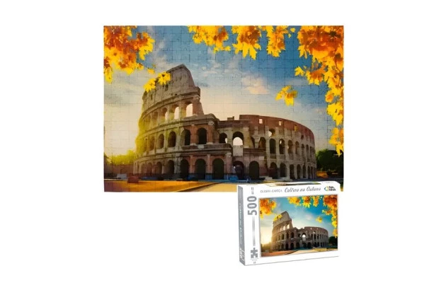 QUEBRA CABEÇA COLISEU NO OUTONO 500 PEÇAS + 7 ANOS PAIS E FILHOS