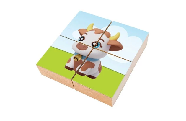 QUEBRA CABEÇA FAZENDINHA 20 PEÇAS + 24 MESES PAIS E FILHOS