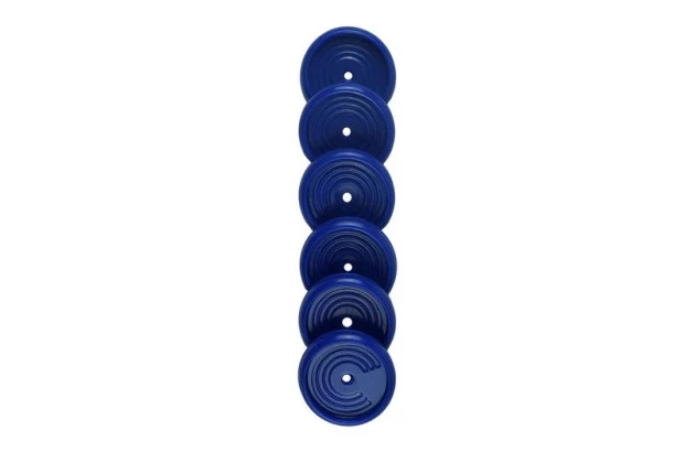 DISCOS CADERNO INTELIGENTE GRANDE COM ELASTICOS AZUL ROYAL CI312034