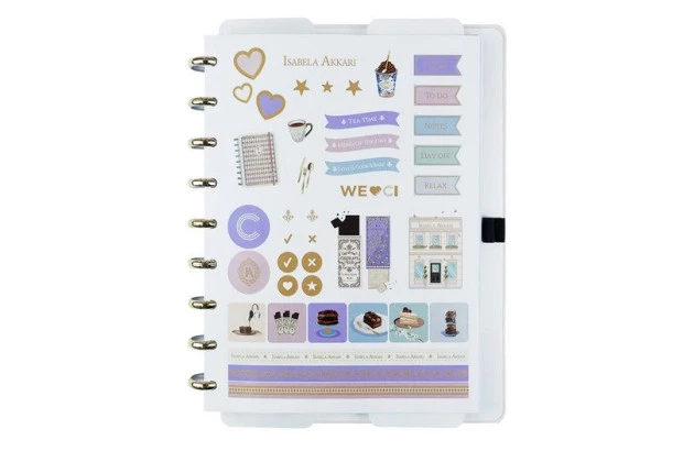 CADERNO INTELIGENTE GRANDE PURPPLE KEY BY ISABELA AKKARI CIGD4367