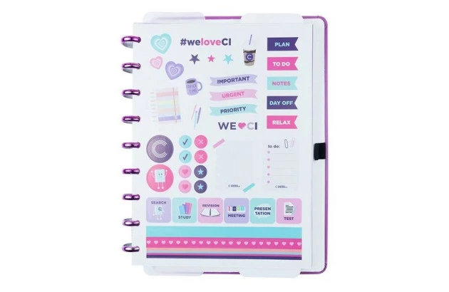 CADERNO INTELIGENTE GRANDE INTENSE VIOLET CIGD4364