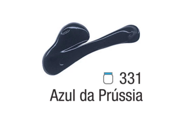 TINTA ACRÍLICA PARA TELA ACRYLIC COLORS 20ML AZUL DA PRÚSSIA 331 - UNIDADE | ACRILEX 13123