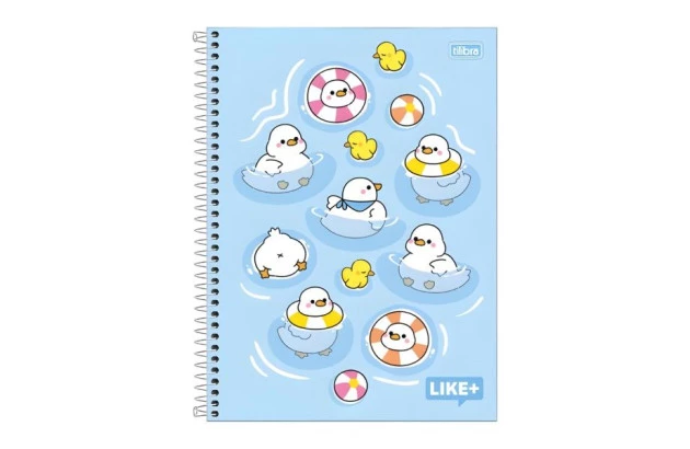 CADERNO UNIVERSITÁRIO CAPA DURA 12 MATÉRIA 240 FOLHAS 200X275 LIKE+ FEMININO SORTIDO TILIBRA