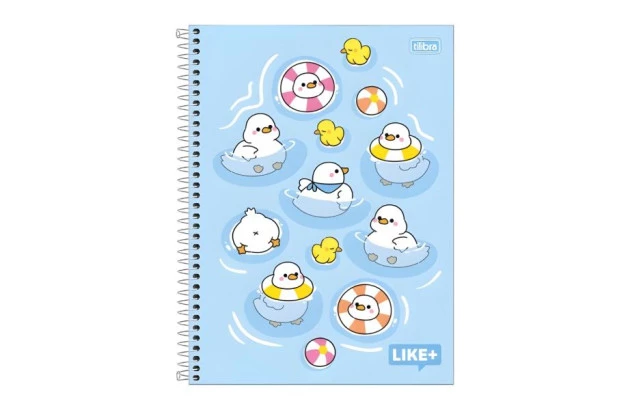 CADERNO UNIVERSITÁRIO CAPA DURA 20 MATÉRIA 400 FOLHAS 200X275 LIKE+ FEMININO SORTIDO TILIBRA
