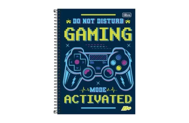 CADERNO UNIVERSITÁRIO COSTURADO CAPA DURA 96F D+ MASCULINO 200X275MM - UNIDADE | TILIBRA