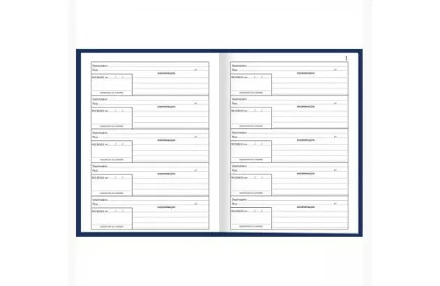 LIVRO PROTOCOLO DE CORRESPONDÊNCIA 52 FOLHAS 56G/M² 153X216MM - CAPA DURA | TILIBRA