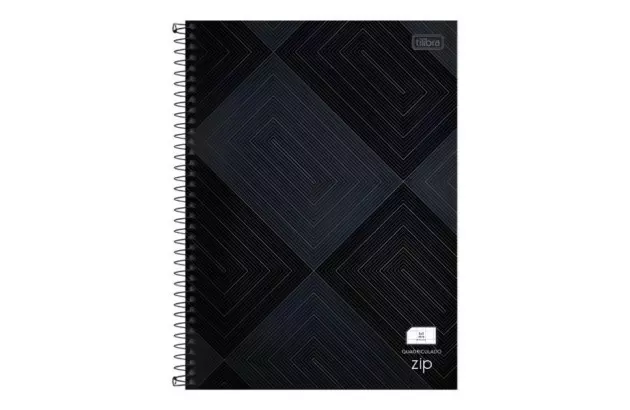CADERNO UNIVERSITÁRIO CAPA DURA 1 MATÉRIA 96 FOLHAS 200X275 ZIP SORTIDO TILIBRA