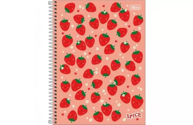 CADERNO UNIVERSITÁRIO CAPA DURA 1 MATÉRIA 80 FOLHAS 200X275 SPICE  FEMININO SORTIDO TILIBRA