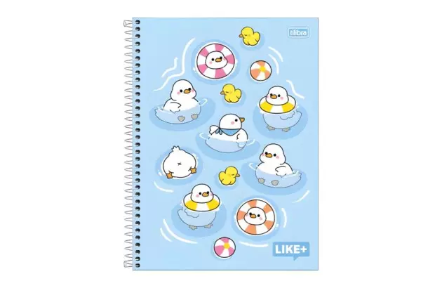 CADERNO UNIVERSITÁRIO CAPA DURA 1 MATÉRIA 96 FOLHAS 200X275 LIKE+ FEMININO SORTIDO TILIBRA