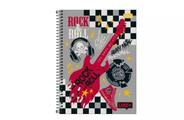 CADERNO UNIVERSITÁRIO CAPA DURA 1 MATÉRIA 96 FOLHAS 200X275 LIKE+ MASCULINO SORTIDO TILIBRA