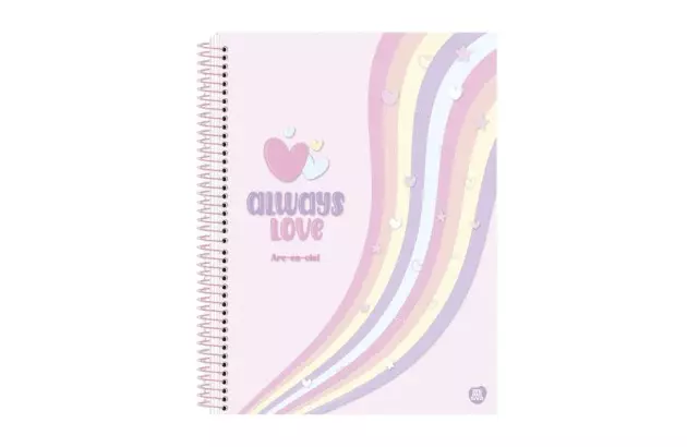 CADERNO CAPA DURA 15 MATERIAS 240 FOLHAS ARCENCIEL ANIMATIVA