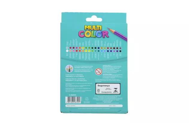 LAPIS DE COR COM 36 CORES MULTICOLOR SUPER 11.3600N FABER CASTELL