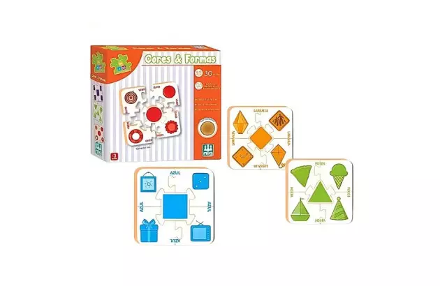 BRINQUEDO EDUCATIVO COLECAO BE A BA CORES E FORMAS + 4 ANOS | NIG BRINQUEDOS