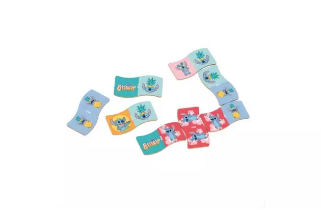 BRINQUEDO EDUCATIVO DOMINÓ STITCH + 3 ANOS XALINGO