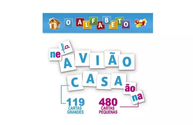 BRINQUEDO EDUCATIVO O ALFABETO 1034 PAIS E FILHOS