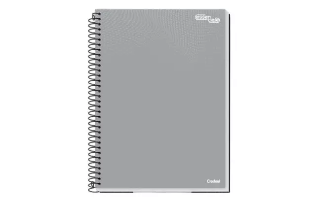 CADERNO UNIVERSITÁRIO 1 MATÉRIAS 80 FOLHAS CAPA DURA ESSENCIALE CREDEAL