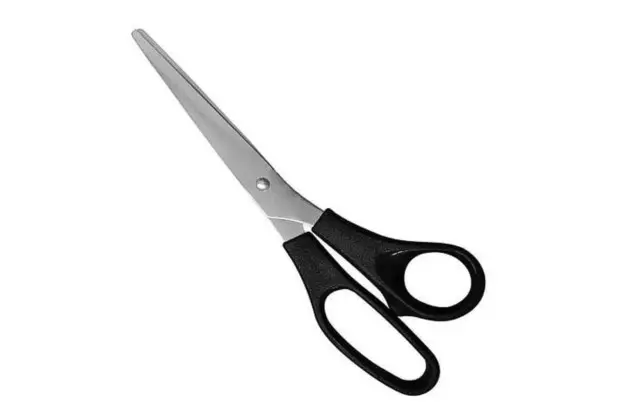 TESOURA MULTIUSO 21CM  ACO INOX CABO PRETO MP510 - MASTERPRINT