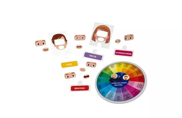 JOGO ACHE E ENCAIXE COMO ESTOU ME SENTINDO - LINHA INCLUSIVA PAIS E FILHOS 791903-1
