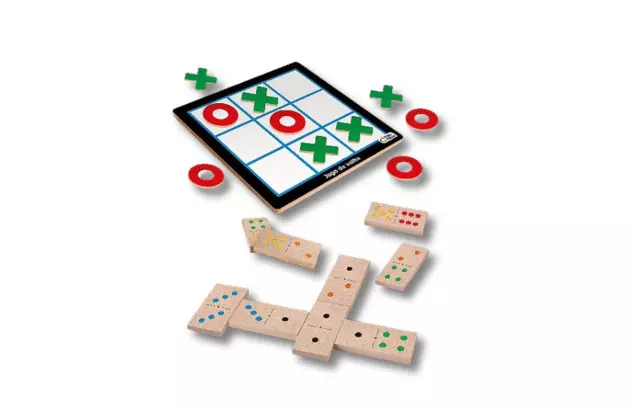 JOGO DA VELHA E DOMINÓ LINHA SENIOR - PAIS E FILHOS 792554-1