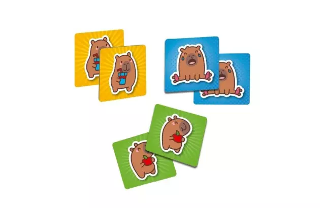 JOGO DA MEMÓRIA CAPIVARA + 4 ANOS PAIS E FILHOS