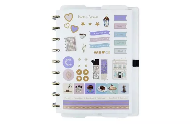 CADERNO INTELIGENTE GRANDE PURPPLE KEY BY ISABELA AKKARI CIGD4367