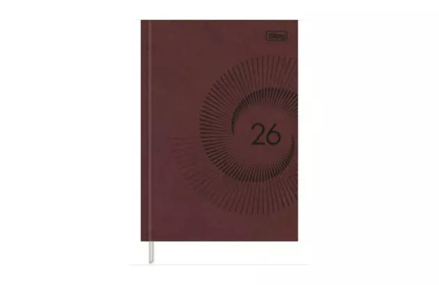 AGENDA EXECUTIVA BROCHURA CAPA DURA M6 PRATIKA CORES 2026 TILIBRA