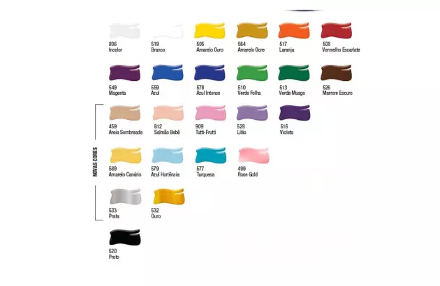 TINTA VITRO 150° 37ML LILAS 528 BASE DE ÁGUA - UNIDADE | ACRILEX 1140