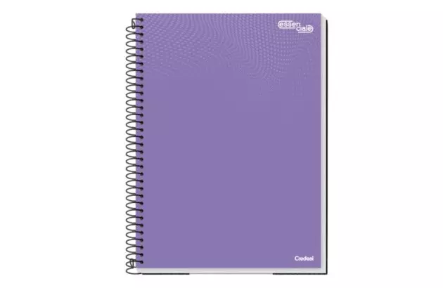 CADERNO UNIVERSITÁRIO 10 MATÉRIAS 140 FOLHAS CAPA DURA ESSENCIALE CREDEAL