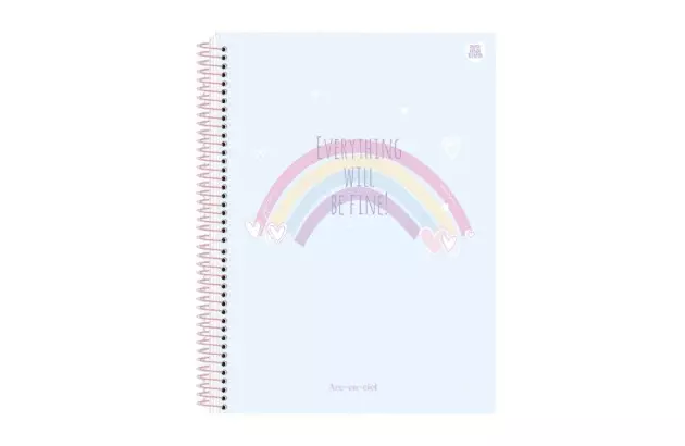 CADERNO CAPA DURA 10 MATERIAS 160 FOLHAS ARCENCIEL ANIMATIVA