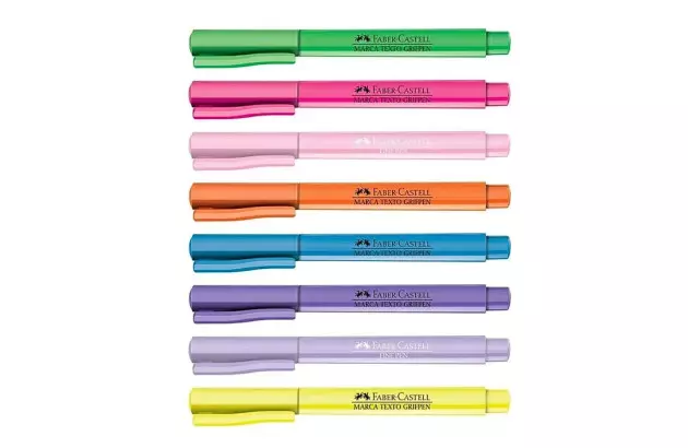 MARCA TEXTO GRIFPEN AMARELO PONTA CHANFRADA - FABER CASTELL MT/AMZF