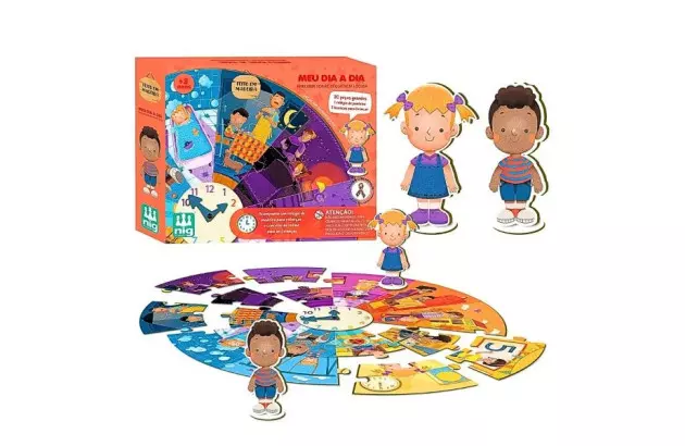 JOGO EDUCATIVO MEU DIA A DIA IDADE + 3 ANOS | NIG BRINQUEDOS