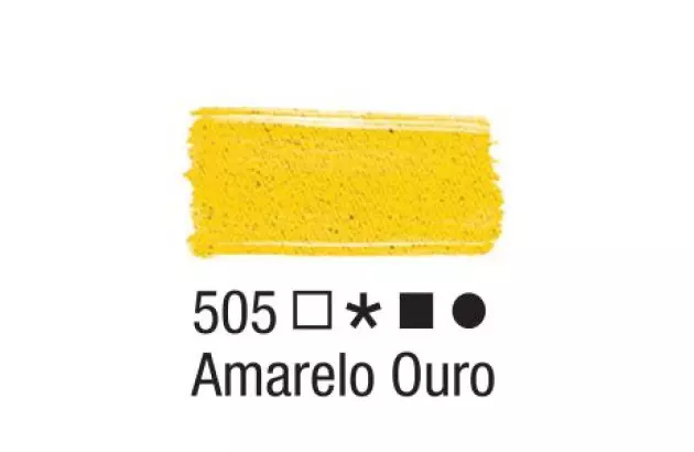 TINTA PARA TECIDO FOSCA 37ML AMARELO OURO 505 - UNIDADE | ACRILEX 4140