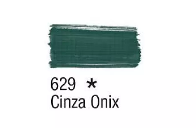 TINTA PARA TECIDO FOSCA 37ML CINZA ONIX 629 ACRILEX 4140