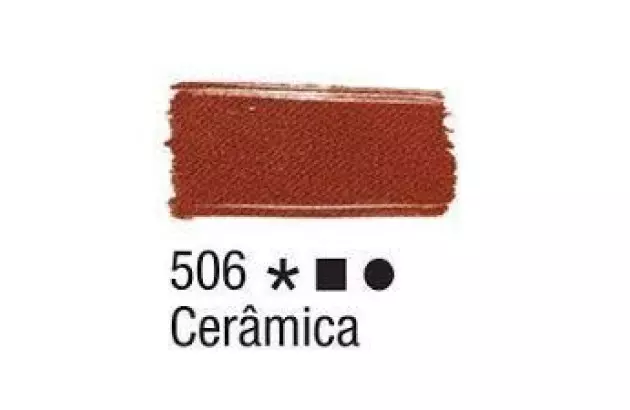 TINTA PARA TECIDO FOSCA 37ML CERÂMICA 506 ACRILEX 4140
