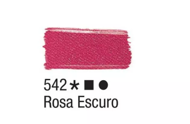 TINTA PARA TECIDO FOSCA 37ML ROSA ESCURO 542 - UNIDADE | ACRILEX 4140