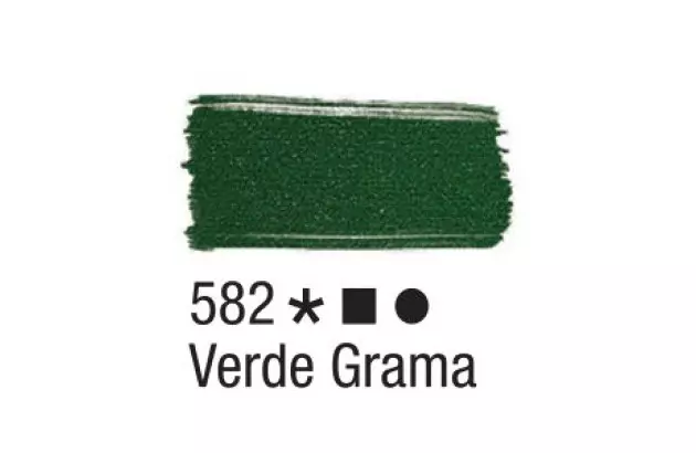 TINTA PARA TECIDO FOSCA 37ML VERDE GRAMA 582 - UNIDADE | ACRILEX 4140