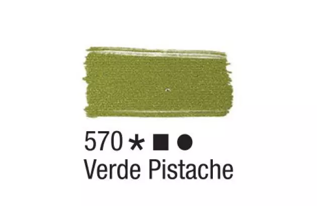 TINTA PARA TECIDO FOSCA 37ML VERDE PISTACHE 570 - UNIDADE | ACRILEX 4140