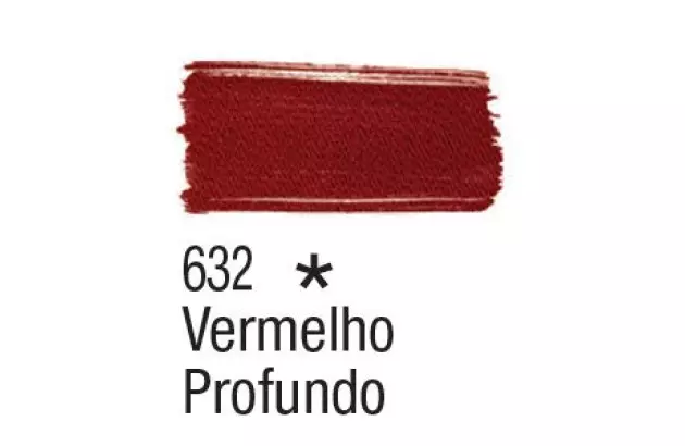 TINTA PARA TECIDO FOSCA 37ML VERMELHO PROFUNDO 632 - UNIDADE | ACRILEX 4140