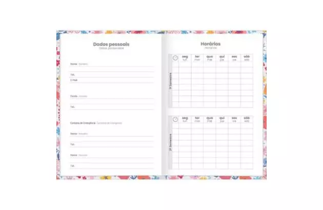 AGENDA BROCHURA PERMANENTE CAPA DURA M3 D+ TILIBRA
