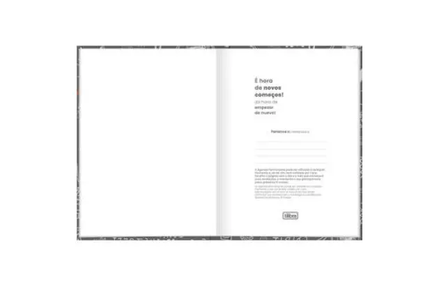 AGENDA BROCHURA PERMANENTE CAPA DURA M4 PEPPER M TILIBRA