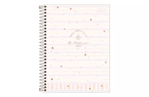 CADERNO COLEGIAL CAPA DURA 10 MATÉRIA 160 FOLHAS 177X240 SOHO SORTIDO TILIBRA