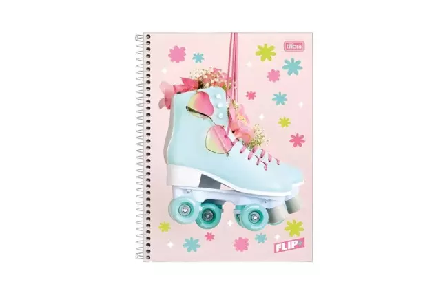 CADERNO UNIVERSITÁRIO CAPA DURA 1 MATÉRIA 96 FOLHAS 200X275 FLIP FEMININO SORTIDO TILIBRA
