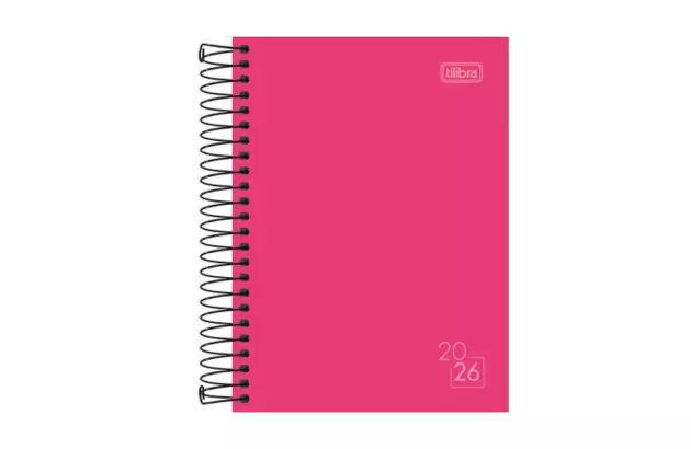 AGENDA ESPIRAL CAPA DURA M3 SPICE CORES 2026 TILIBRA