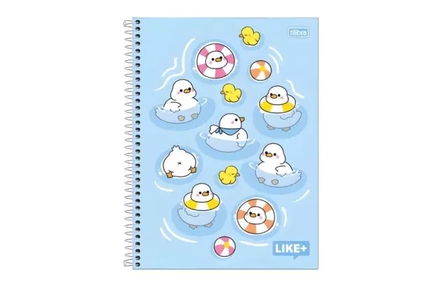 CADERNO UNIVERSITÁRIO CAPA DURA 12 MATÉRIA 240 FOLHAS 200X275 LIKE+ FEMININO SORTIDO TILIBRA