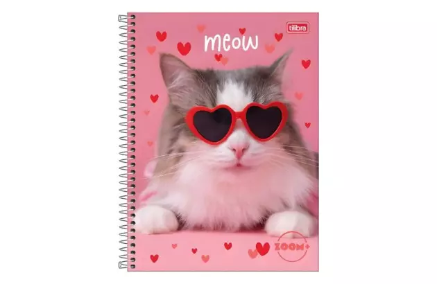 CADERNO DE DESENHO CAPA DURA 96 FOLHAS MILIMETRADO ZOOM+ FEMININO 200X275MM - UNIDADE | TILIBRA