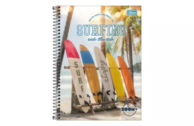 CADERNO UNIVERSITÁRIO COSTURADO CAPA DURA 96F ZOOM+ FEMININO 200X275MM - UNIDADE | TILIBRA